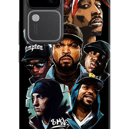 Rappers Vivo V30 5G Hard Case Back Cover by Casekaro