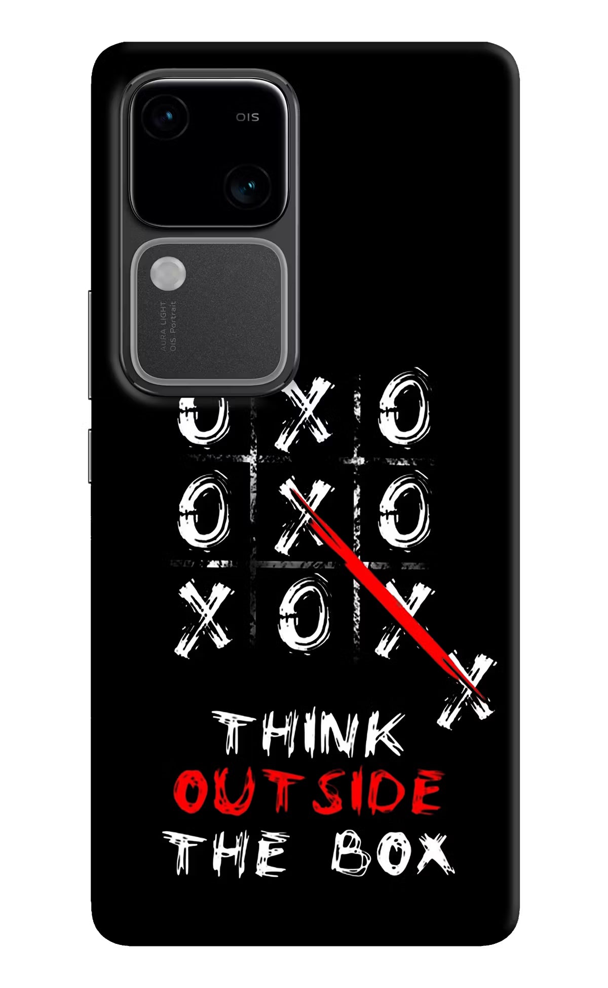 Think out of the BOX Vivo V30 5G Hard Case Back Cover by Casekaro