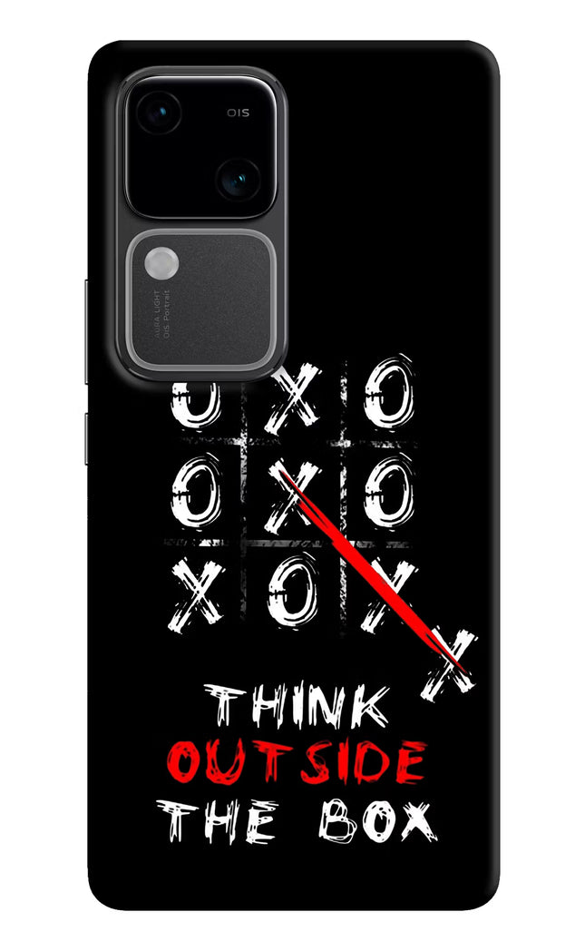 Think out of the BOX Vivo V30 5G Hard Case Back Cover by Casekaro
