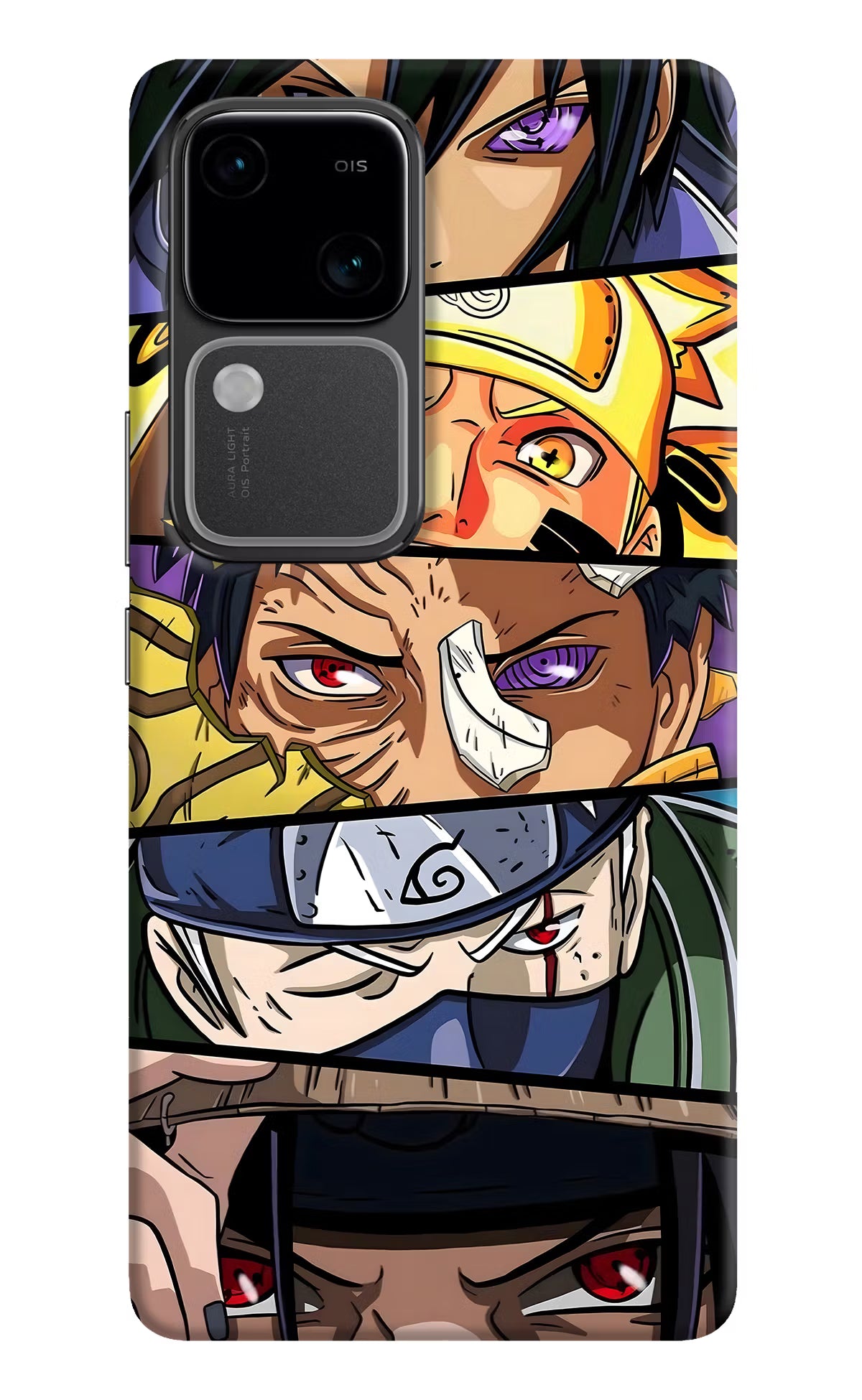 Naruto Character Vivo V30 5G Hard Case Back Cover by Casekaro