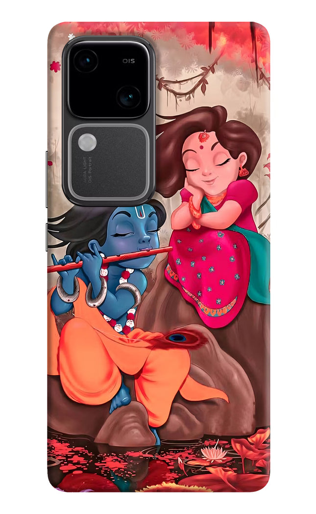 Radhe Krishna Vivo V30 5G Hard Case Back Cover by Casekaro
