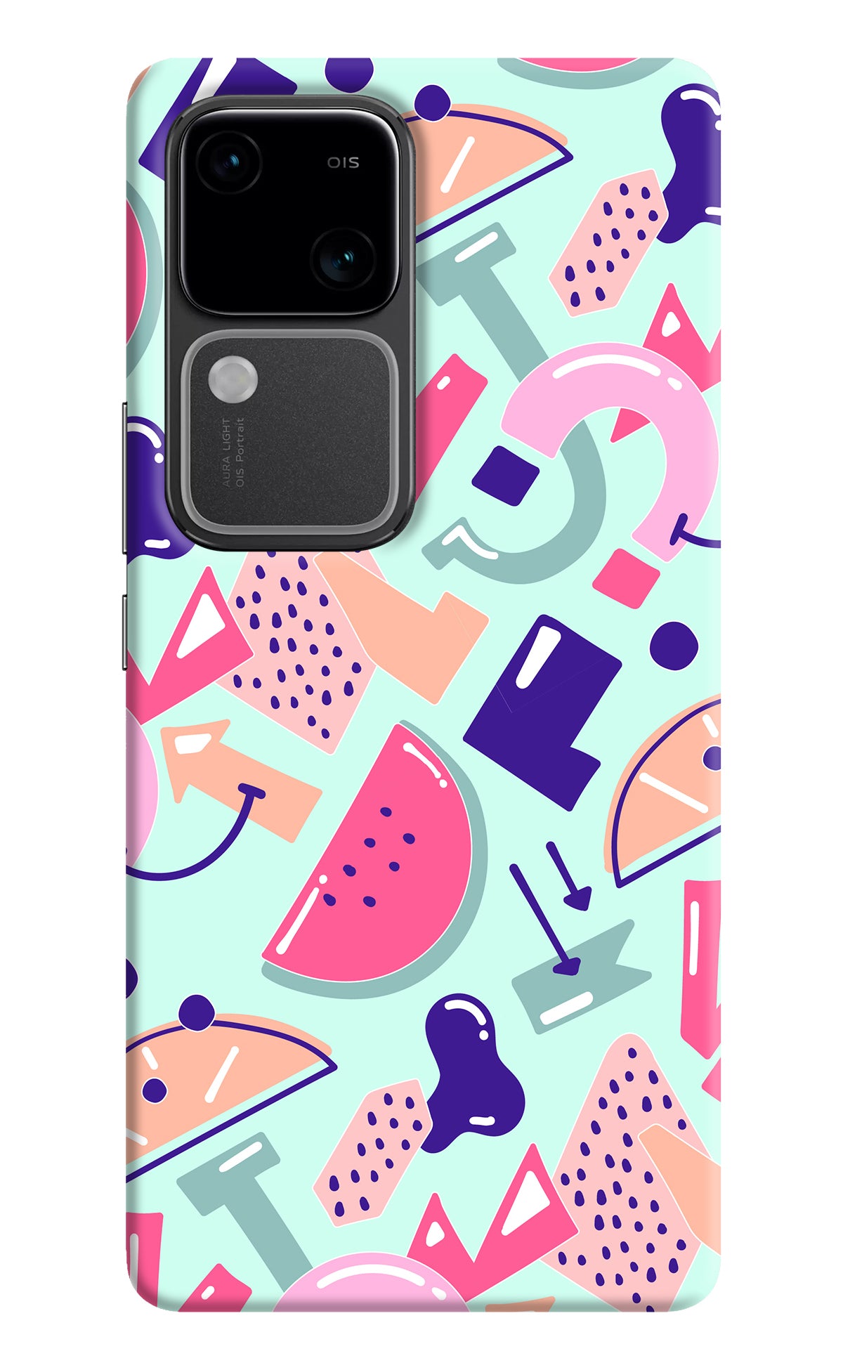 Doodle Pattern Vivo V30 5G Back Cover