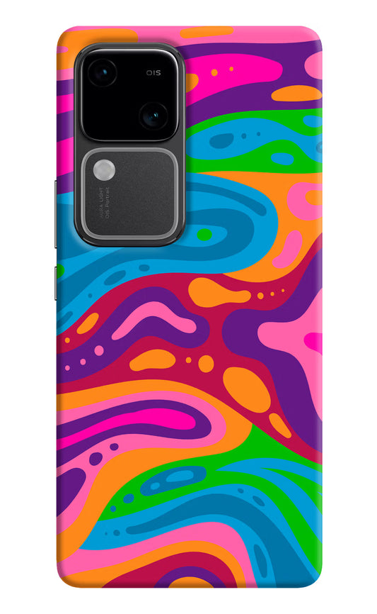 Trippy Pattern Vivo V30 5G Hard Case Back Cover by Casekaro