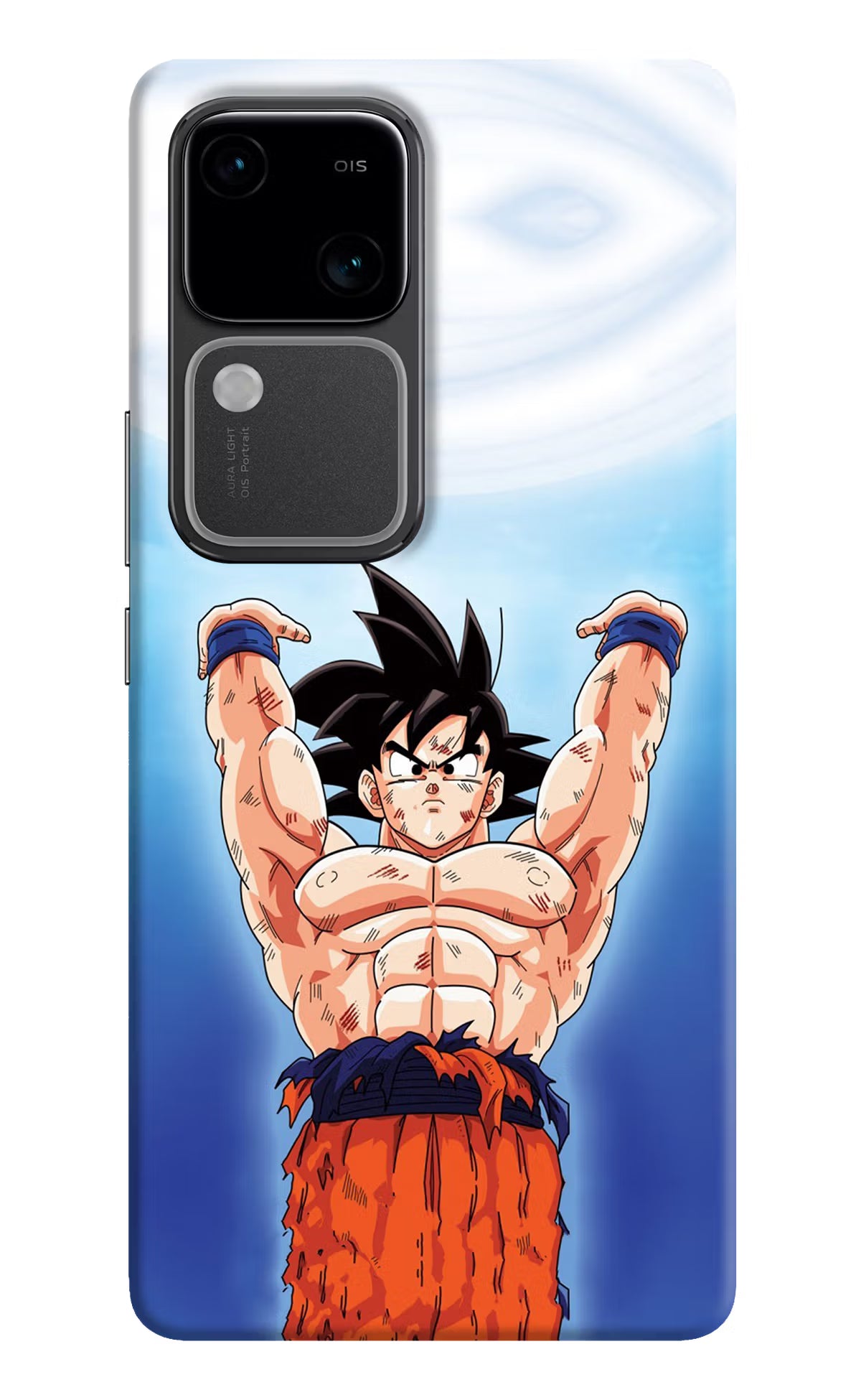 Goku Power Vivo V30 5G Hard Case Back Cover by Casekaro