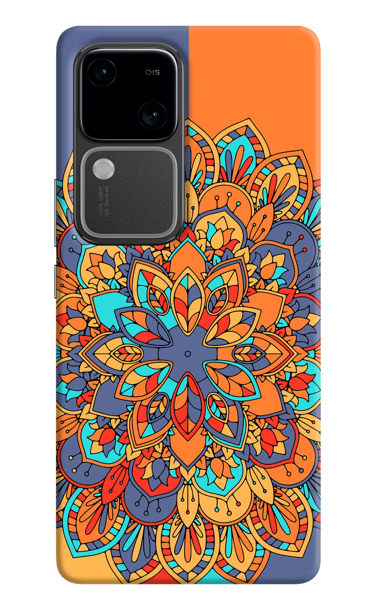 Color Mandala Vivo V30 5G Hard Case Back Cover by Casekaro