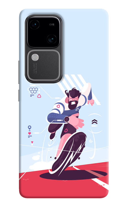 Run Pro Vivo V30 5G Hard Case Back Cover by Casekaro