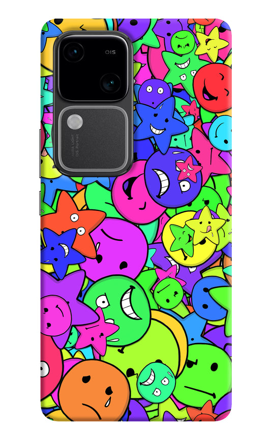 Fun Doodle Vivo V30 5G Back Cover