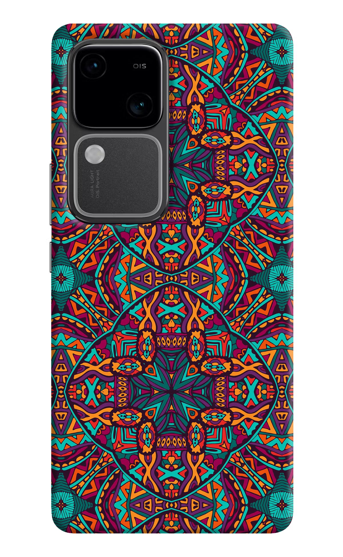 Colour Mandala Vivo V30 5G Hard Case Back Cover by Casekaro