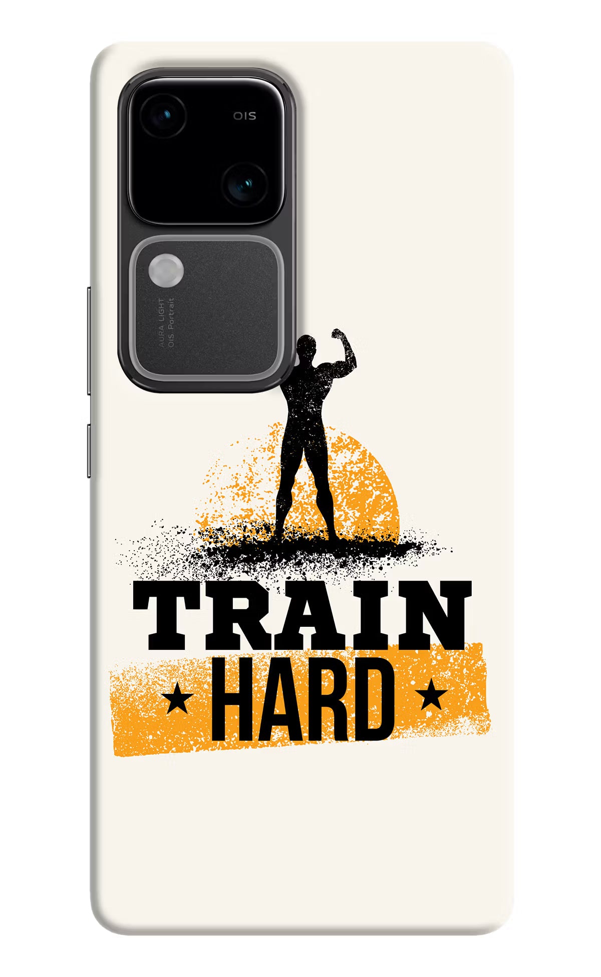 Train Hard Vivo V30 5G Hard Case Back Cover by Casekaro