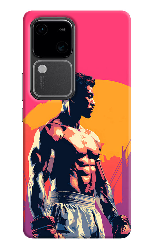 Sunset Warrior (AI Generated) Vivo V30 5G Back Cover