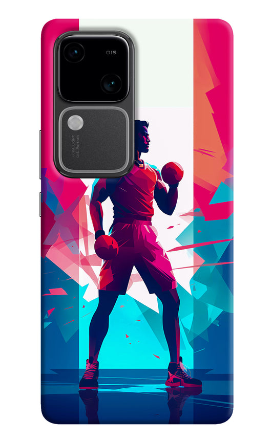 Champion Fighter (AI Generated) Vivo V30 5G Back Cover