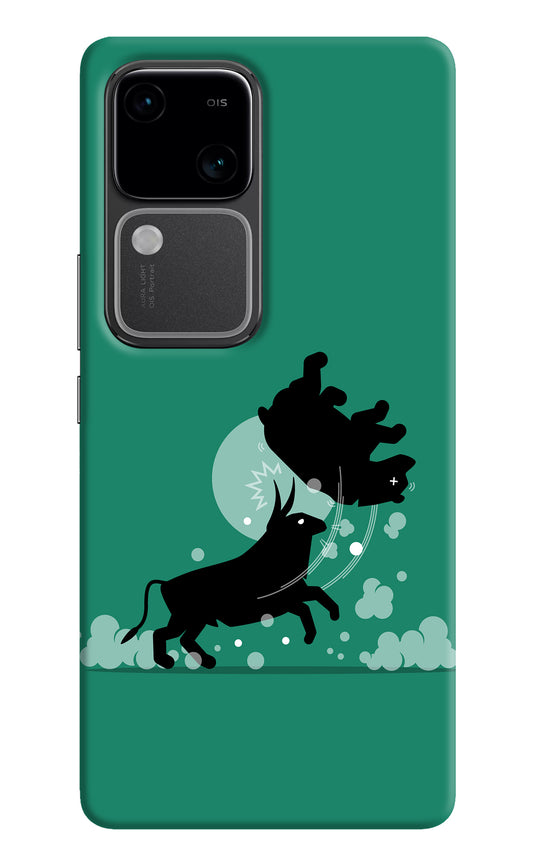 Bull Conqueror Vivo V30 5G Back Cover