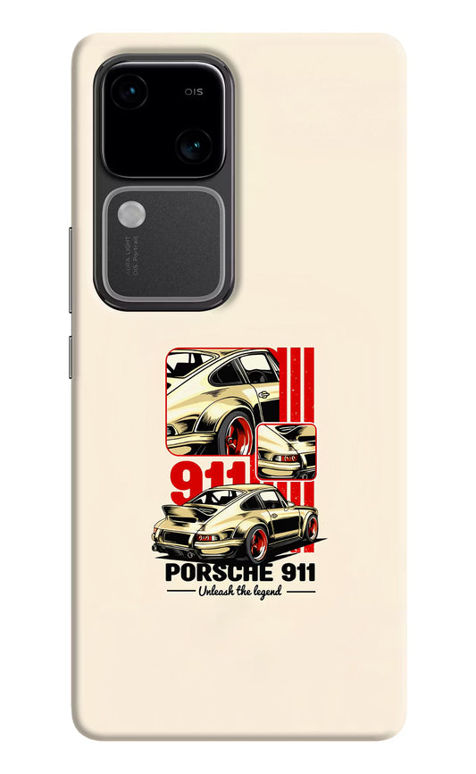 Classic Porsche 911 Vivo V30 5G Hard Case Back Cover by Casekaro