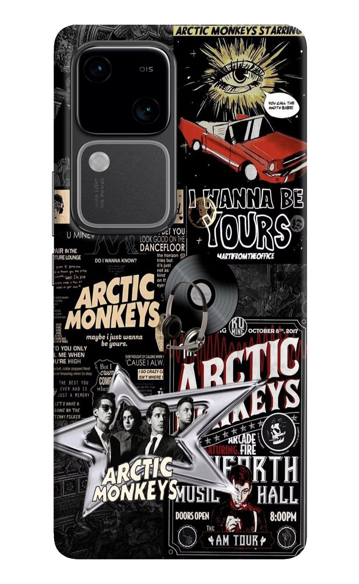 Arctic Monkeys Vivo V30 5G Hard Case Back Cover by Casekaro