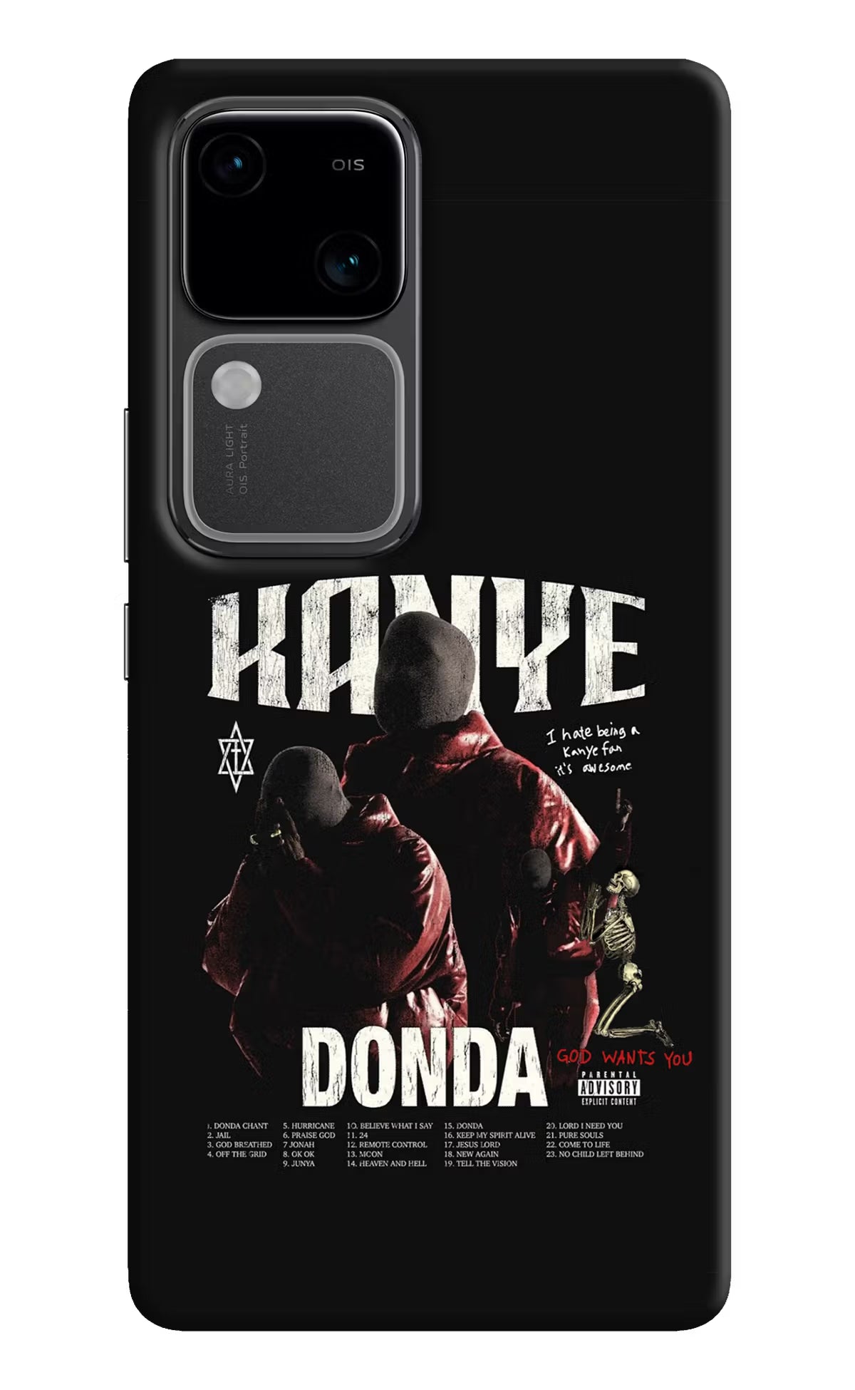 Donda Kanye West Vivo V30 5G Hard Case Back Cover by Casekaro