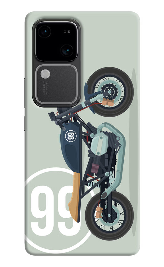 Classic Cafe Racer 99 Vivo V30 5G Hard Case Back Cover by Casekaro