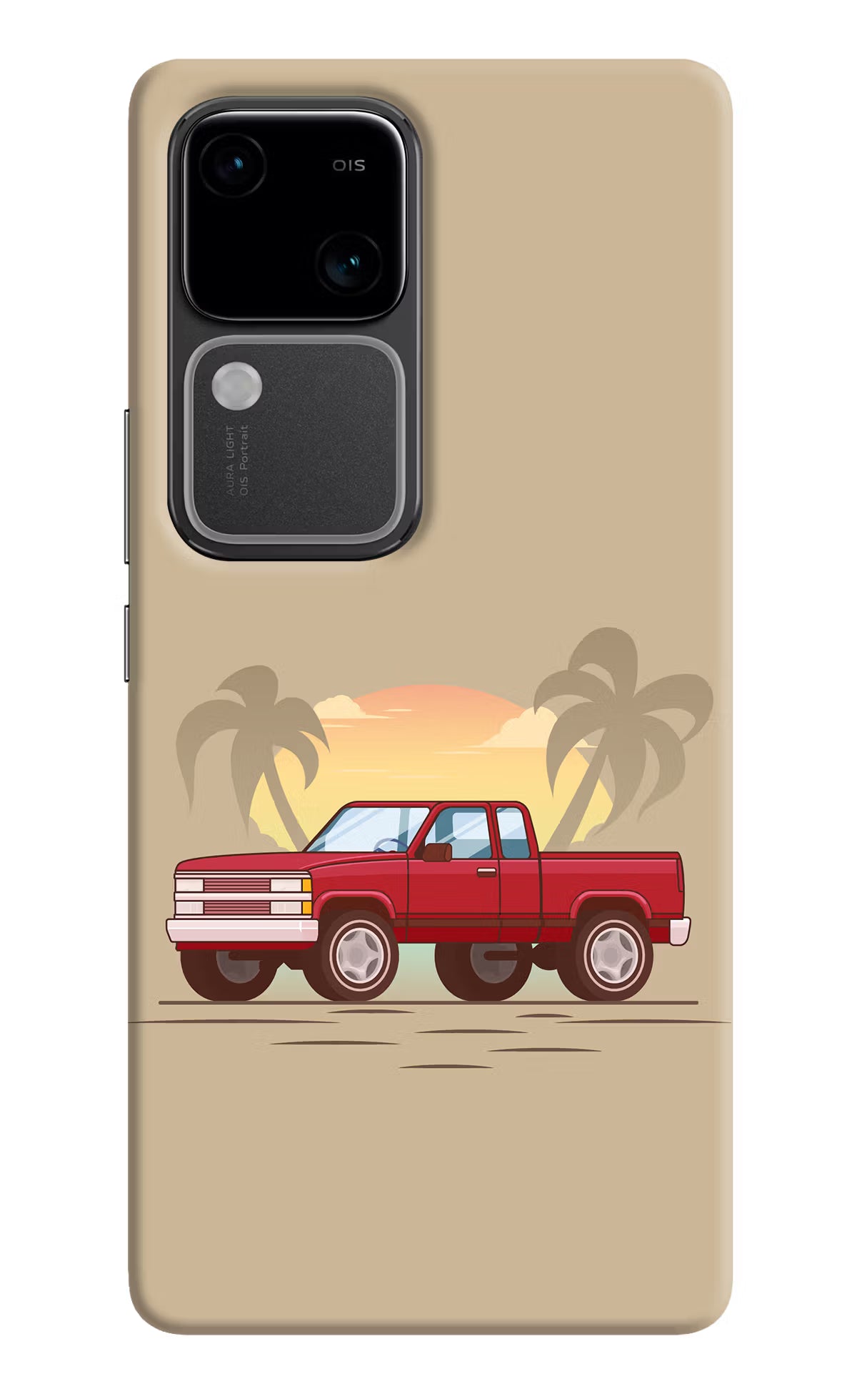 Desert Classic Drive Vivo V30 5G Hard Case Back Cover by Casekaro