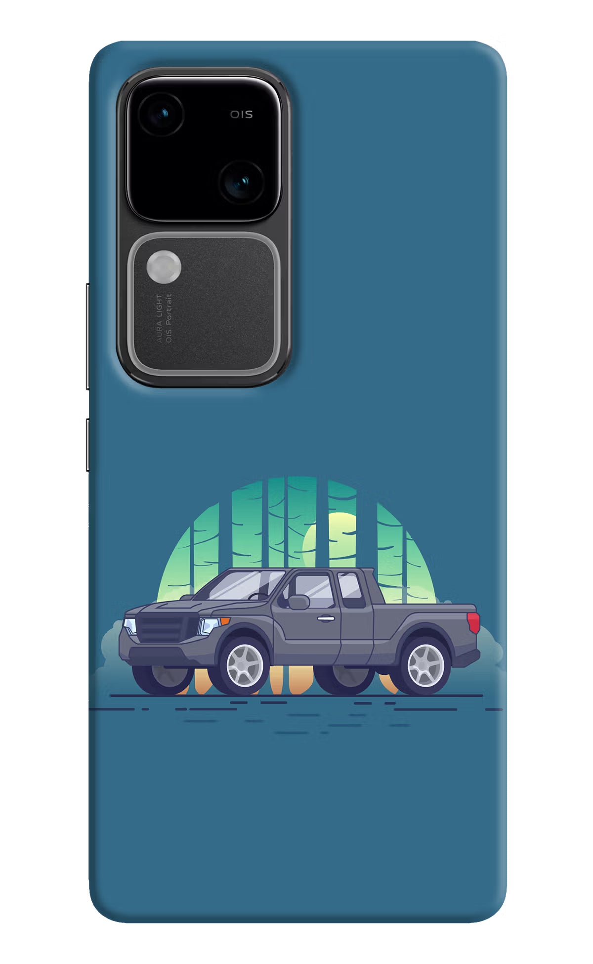 Retro Garage Vibe Vivo V30 5G Hard Case Back Cover by Casekaro