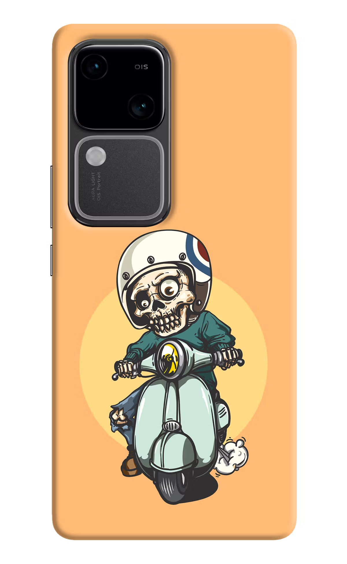 Undead Biker Vivo V30 5G Hard Case Back Cover by Casekaro