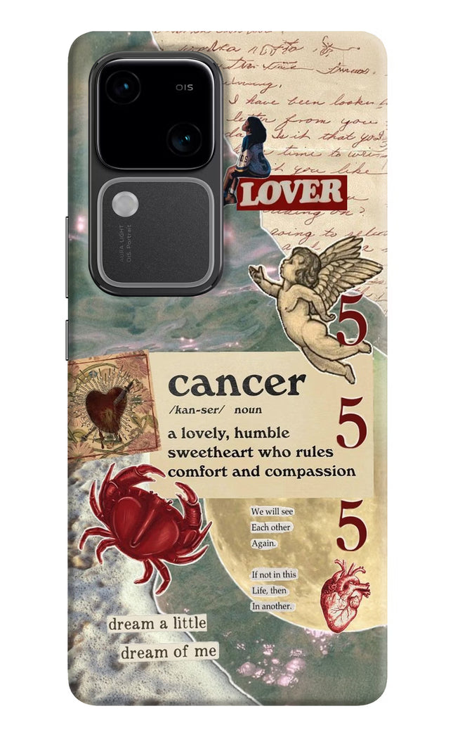 Cancer Zodiac Vivo V30 5G Hard Case Back Cover by Casekaro