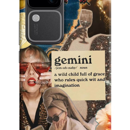 Gemini Zodiac Vivo V30 5G Hard Case Back Cover by Casekaro