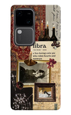 Libra Zodiac Vivo V30 5G Hard Case Back Cover by Casekaro