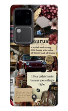 Taurus Zodiac Vivo V30 5G Hard Case Back Cover by Casekaro