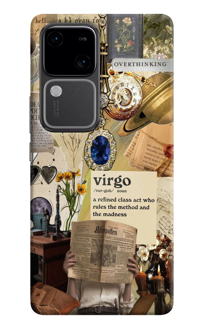 Virgo Zodiac Vivo V30 5G Hard Case Back Cover by Casekaro
