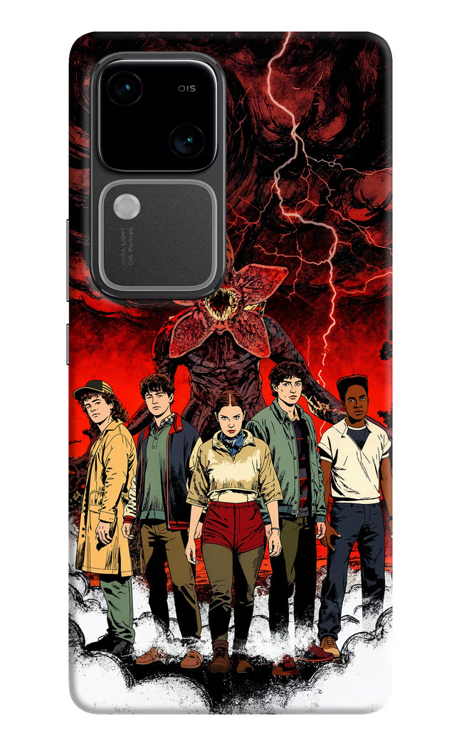 Ordinary Things Characters Vivo V30 5G Hard Case Back Cover by Casekaro