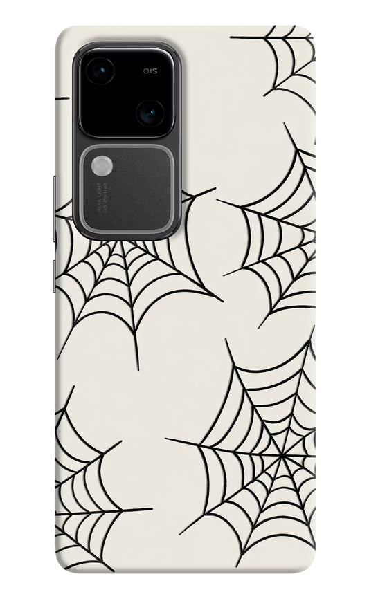 Spider Web Vivo V30 5G Hard Case Back Cover by Casekaro