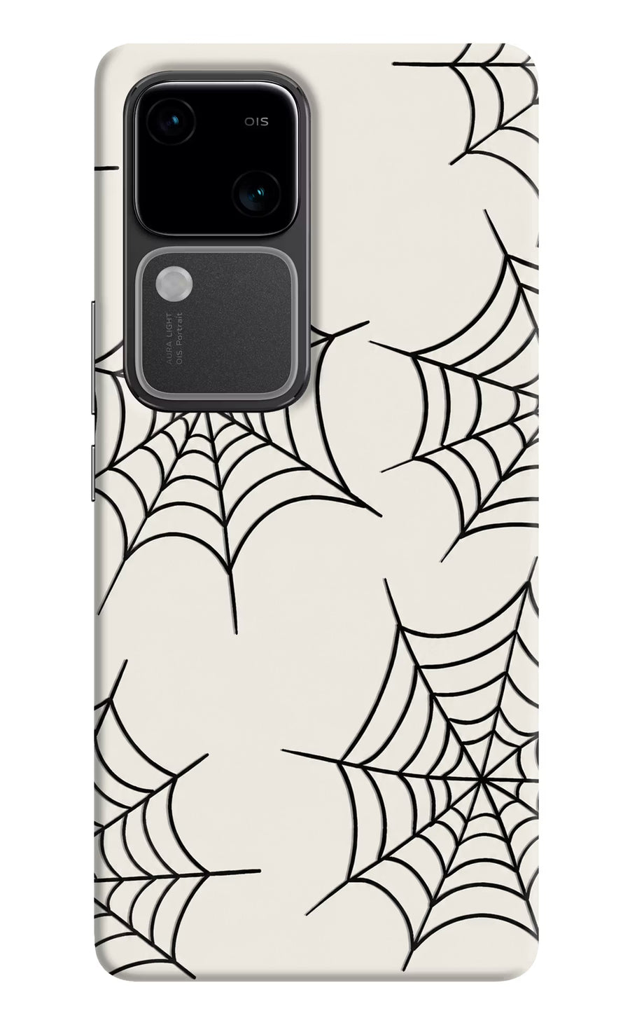 Spider Web Vivo V30 5G Back Cover, Hard case