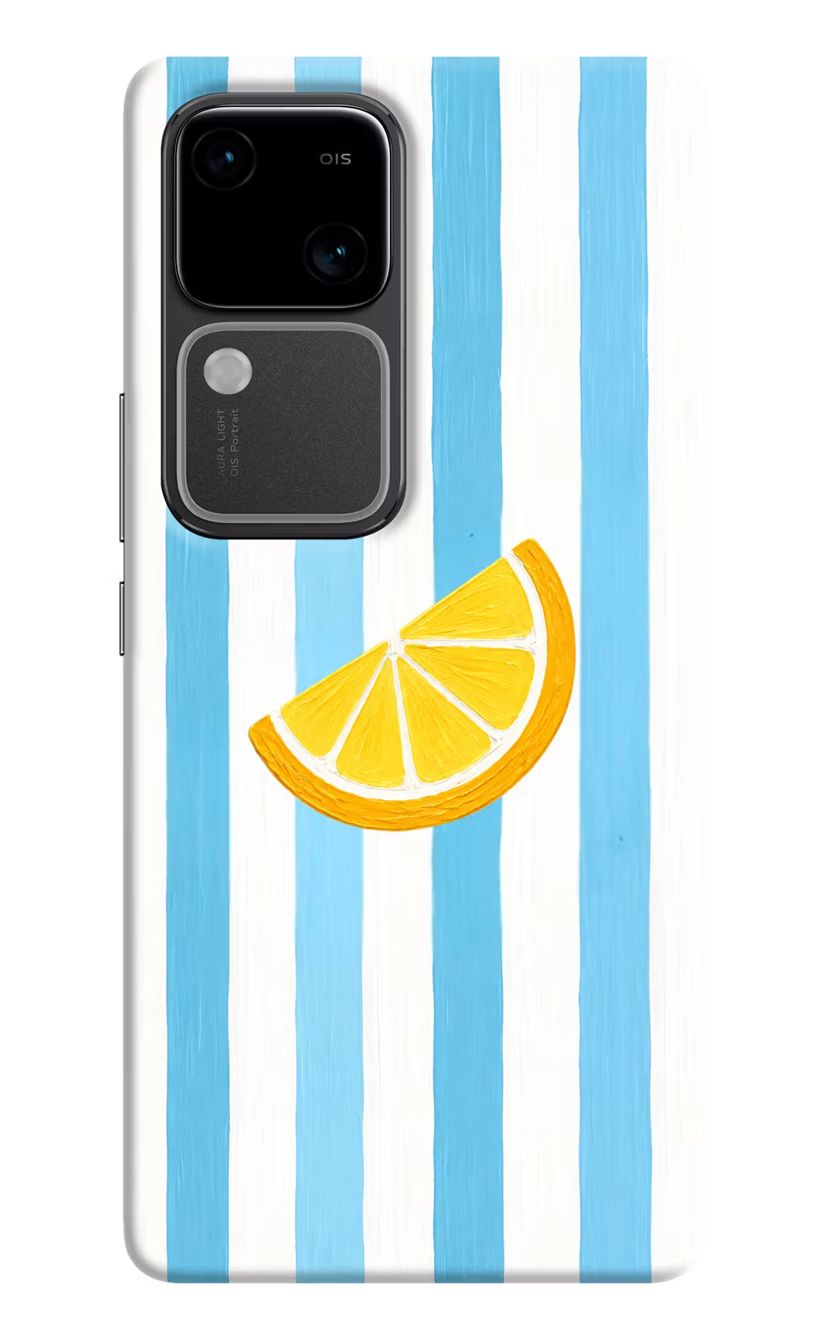 Summer Lemon Vivo V30 5G Hard Case Back Cover by Casekaro