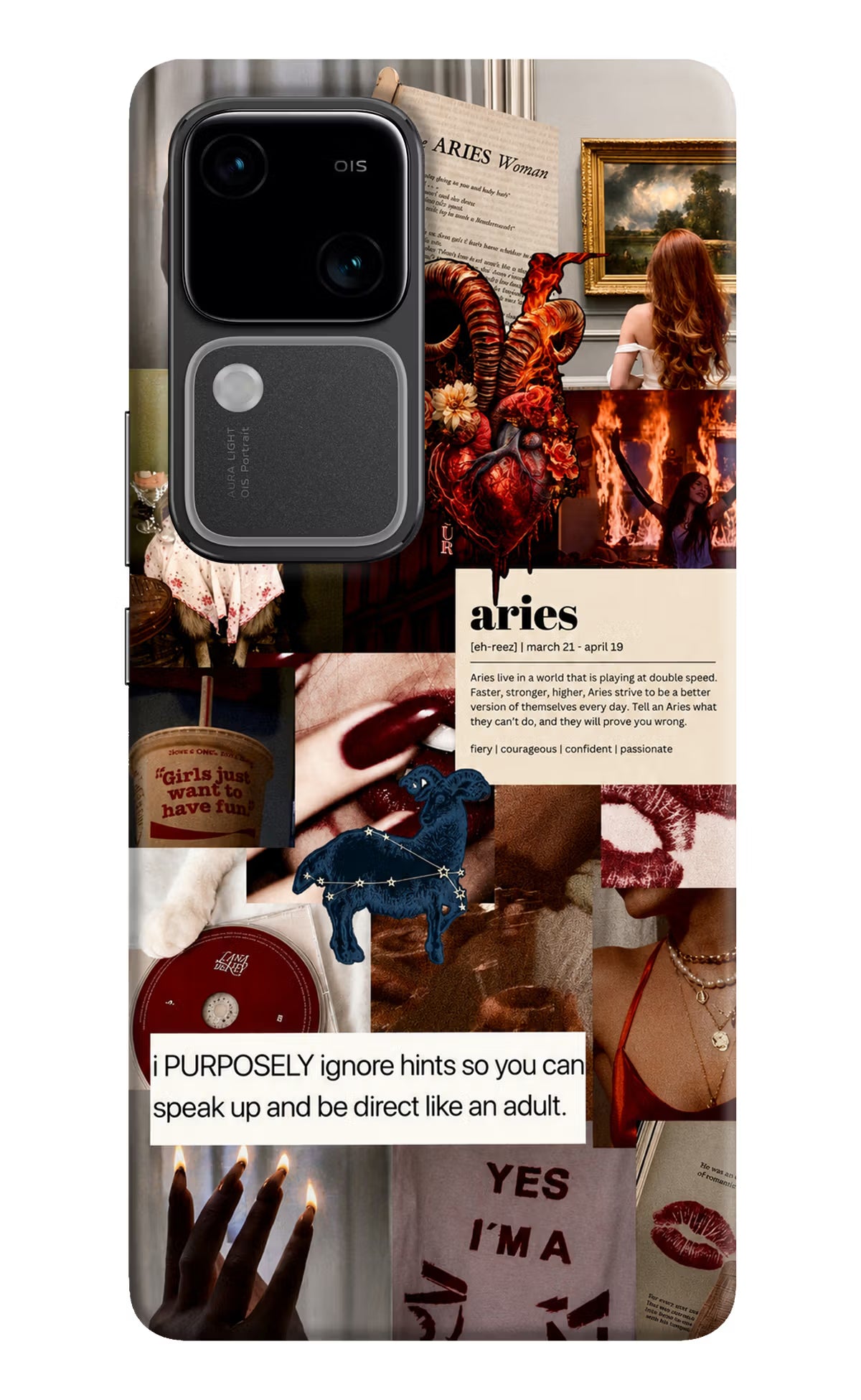 Zodiac Aries Vivo V30 5G Back Cover