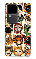 Cool Cat Vivo V30 5G Hard Case Back Cover by Casekaro