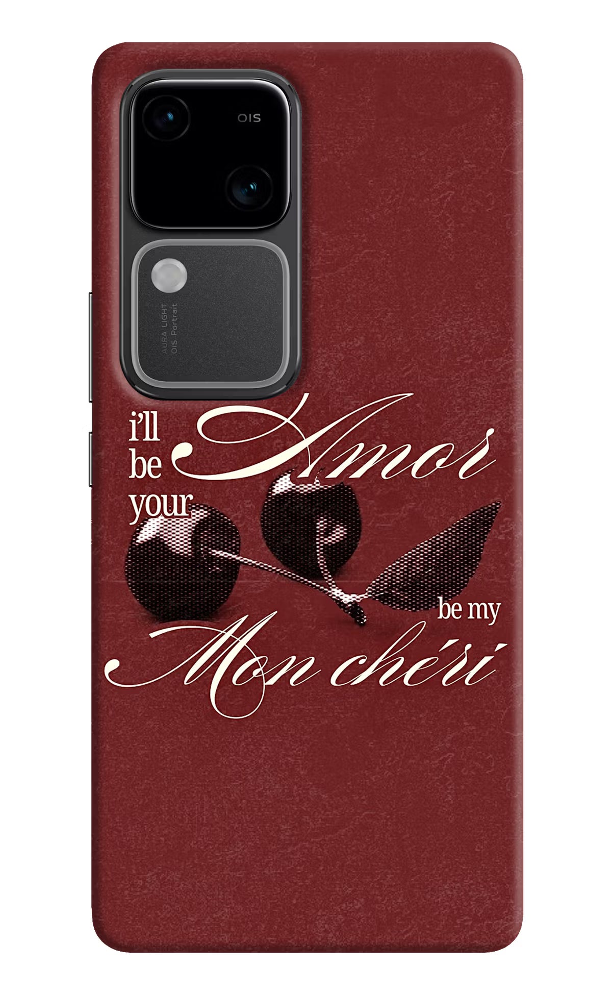 Velvet Cherry Vivo V30 5G Back Cover