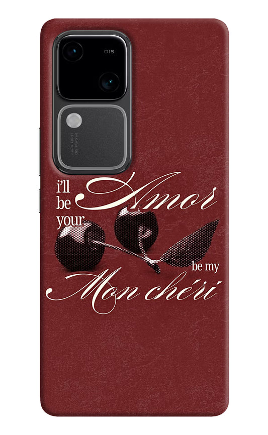 Velvet Cherry Vivo V30 5G Back Cover