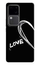 Love Line Vivo V30 5G Hard Case Back Cover by Casekaro