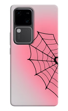 Pink Web Vivo V30 5G Hard Case Back Cover by Casekaro