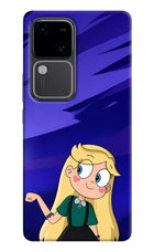 Star Glow Vivo V30 5G Hard Case Back Cover by Casekaro