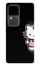 Kitty Charm Vivo V30 5G Hard Case Back Cover by Casekaro