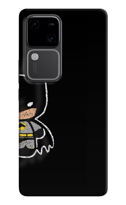Bat Kitty Vivo V30 5G Hard Case Back Cover by Casekaro