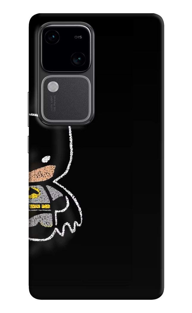 Bat Kitty Vivo V30 5G Hard Case Back Cover by Casekaro
