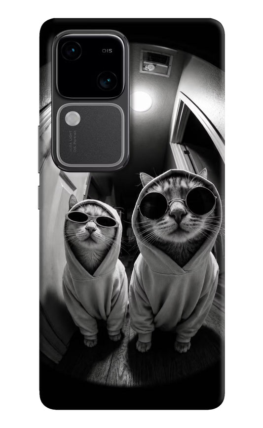 Hood Cats Vivo V30 5G Hard Case Back Cover by Casekaro