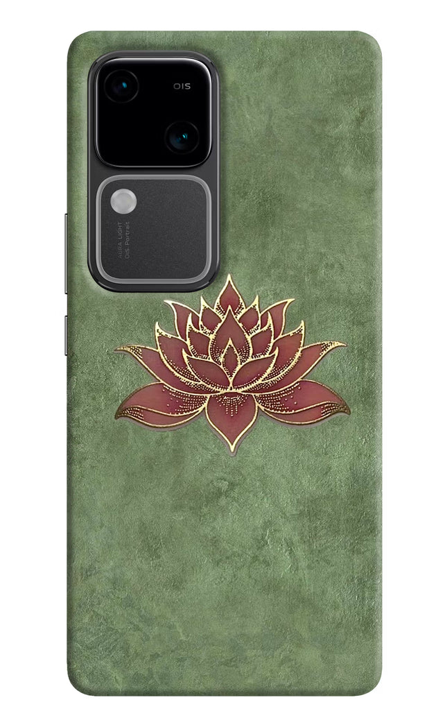 Lotus Grace Vivo V30 5G Hard Case Back Cover by Casekaro