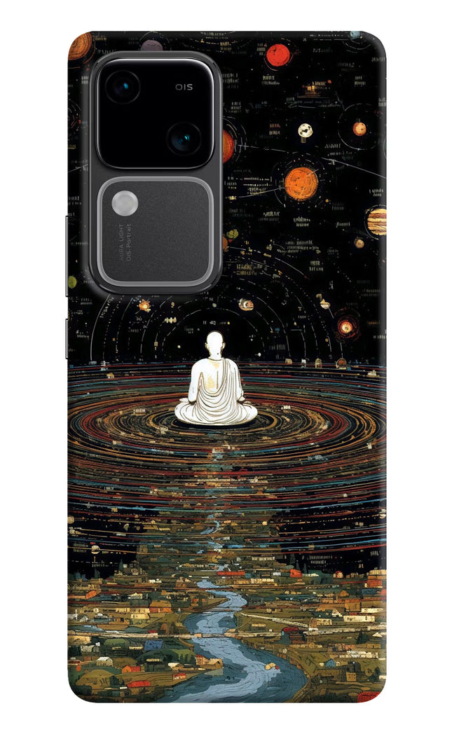 Space Monk Vivo V30 5G Hard Case Back Cover by Casekaro