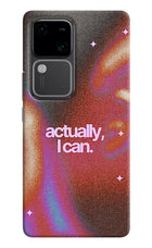 Pink Aura Vivo V30 5G Back Cover