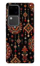 Boho Noir Vivo V30 5G Hard Case Back Cover by Casekaro