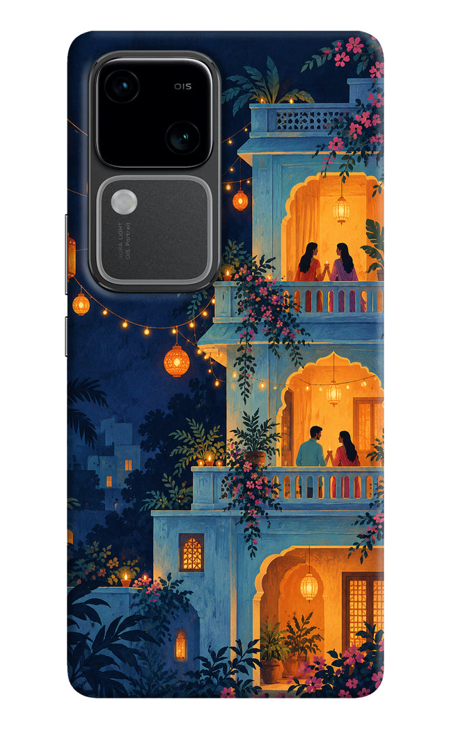 Balcony Glow Vivo V30 5G Hard Case Back Cover by Casekaro