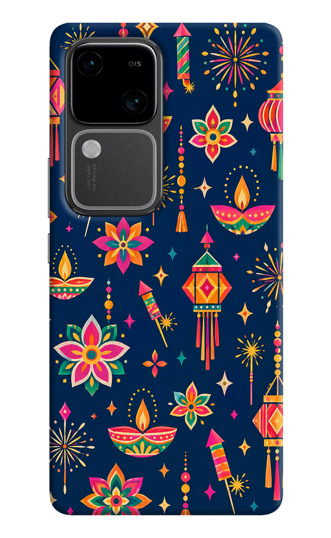 Festive Pop Vivo V30 5G Hard Case Back Cover by Casekaro