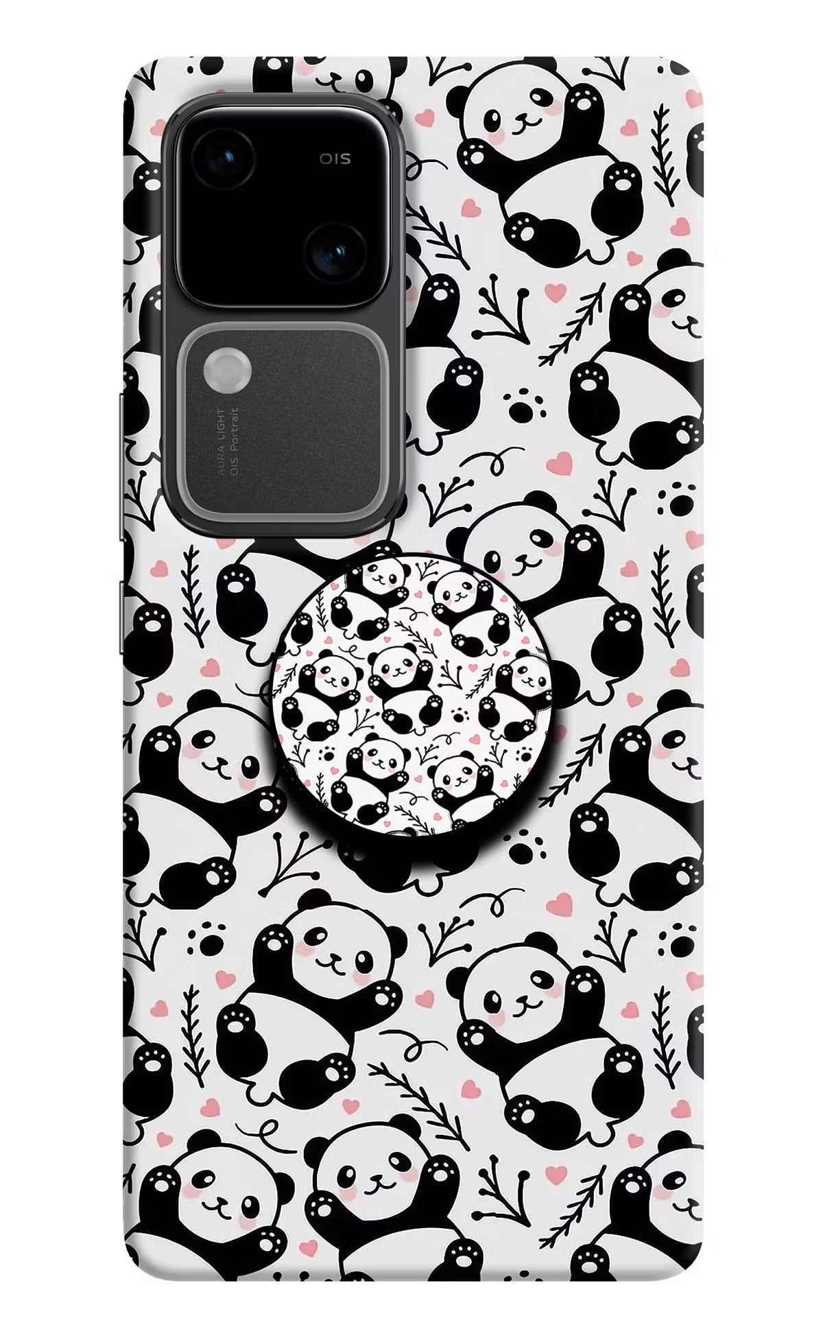 Cute Panda Vivo V30 5G Pop Case by Casekaro
